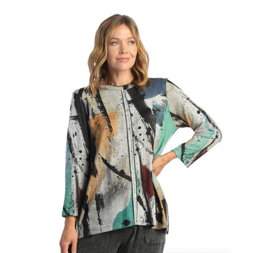 Jess & Jane French Brushed Knit Tunic FB7 Remi 