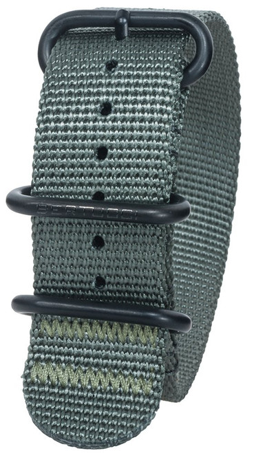 Bertucci DX3 B-125B Defender Drab/Black ION 22mm Nylon Watch Band