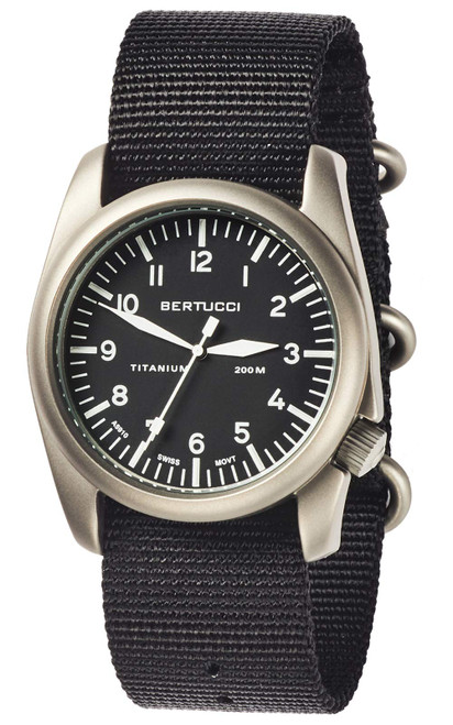 Bertucci A-4T Aero Watch - Black Nylon 13456