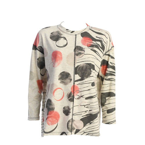 Jess & Jane French Terry Pullover Tunic - TE1 - Large, Dazzling
