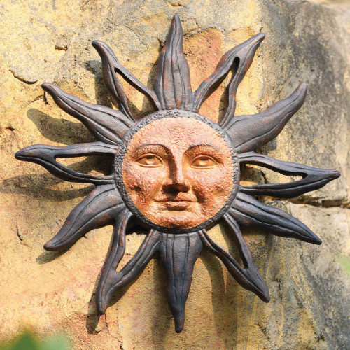 SPI Home 32419 Sun Face Wall Plaque - USA