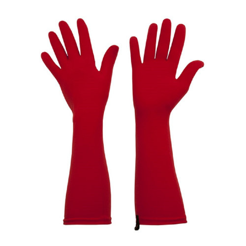 Foxgloves Long Gardening Gloves - Elbow Length, Foxgloves Elle Gloves | Large, Tulip Red