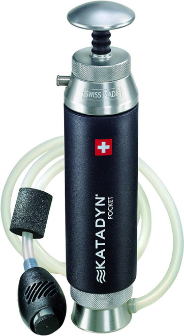 Katadyn Pocket Water Filter for Backpacking - Group Camping and Emergency Preparedness