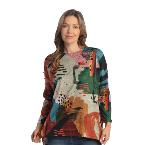 Jess & Jane French Brushed Knit Tunic - FB9 - Medium, Montecito
