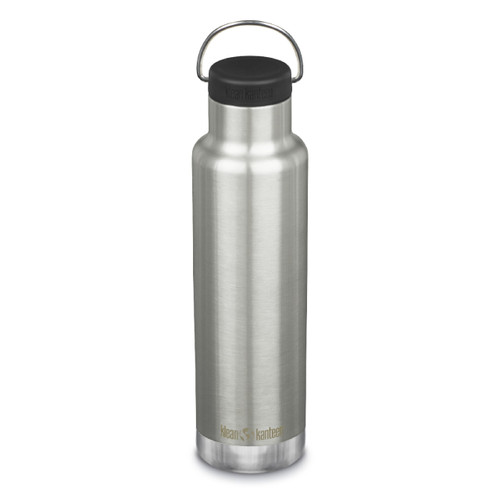 Klean Kanteen Insulated Classic 20oz (with Loop Cap) Brushed Stainless