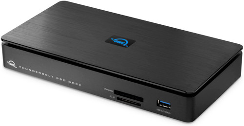 OWC 10-port Thunderbolt Pro Dock, 85W charging, Dual Thunderbolt 40 Gb/s (USB-C), USB-C and (3) USB Type A 10Gb/s, DisplayPort, 10GbE, CFexpress, SD, Single 8K or Dual 6K 60Hz Displays, For Mac & PC (Pro Dock)