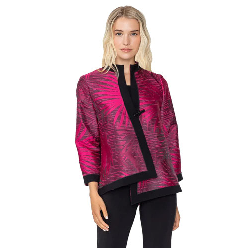 Tropical One-Button Jacket - 5493J | Medium, Pink