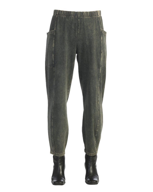 Jess & Jane Mineral Washed Lantern Pants - M100 | Medium, Forest