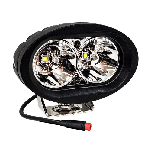 E-bike White LED Headlight High Output 6000K Compatible w/ Vamoose Mammoth Rad Power Bikes RadMini RadRover RadExpand RadRunner