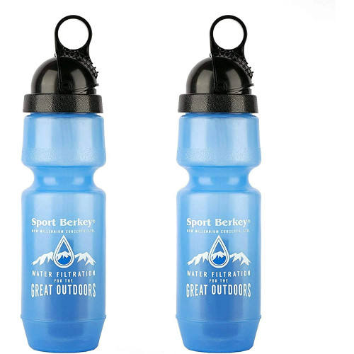 Berkey GSPRT Generic 22-Ounce Water Filter Sports Bottle - Pack of 2