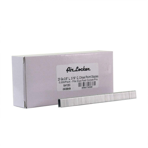0 Gauge 3/8-inch Length, 3/6-inch Crown, Chisel Point Staples | 5,000/Pack