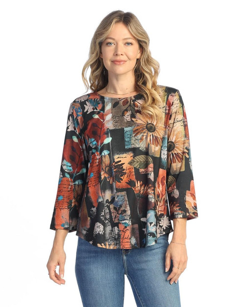 Jess & Jane Soft-Touch Round Hem Top - 24 | Small, Lisa