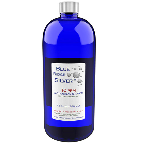 10 ppm 32 oz Colloidal Silver Natural Immune Support Health Supplement