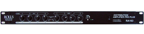 Rolls XLR Distribution Amp 8 CH.Mono/4 CH Stero - RA163