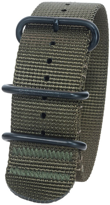 BERTUCCI DX3 B-127B Defender Olive 26-mm Nylon Watch Band
