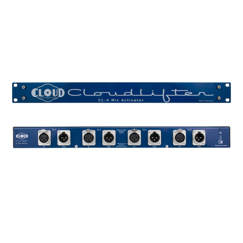 Cloud Microphones Cloudlifter CL-4 Mic Activator - Ultra-Clean Microphone Preamp Gain | USA Made (CL-4)