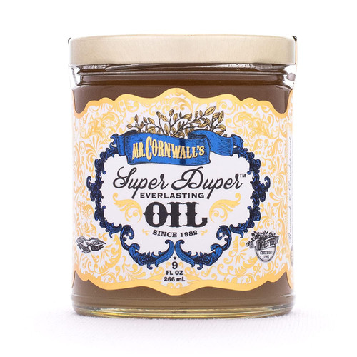 ODIE'S Mr. Cornwall's Super-Duper Everlasting Oil 9 Ounce Glass Jar