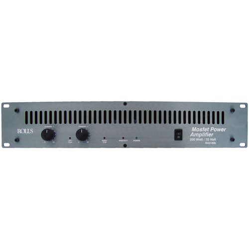 Rolls RA2100b 2-Channel 100Watts/RMS Channel @ 4 Ohms Power Amplifier