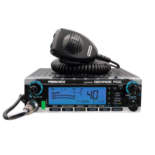 President Electronics George FCC - AM/FM/SSB CB Radio