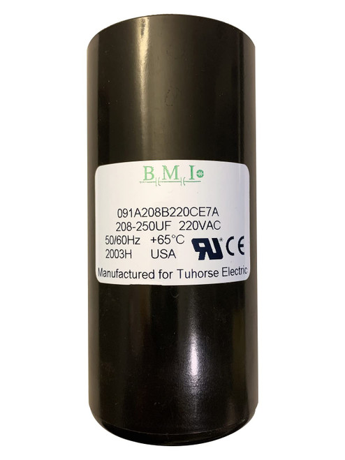 208-250 MFD (uF) 3 HP Well Pump Control Box Motor Start Capacitor, Replacement for Franklin  - 275463111, 2823028110, 2823028310 TCB30M230 Made in USA by BMI