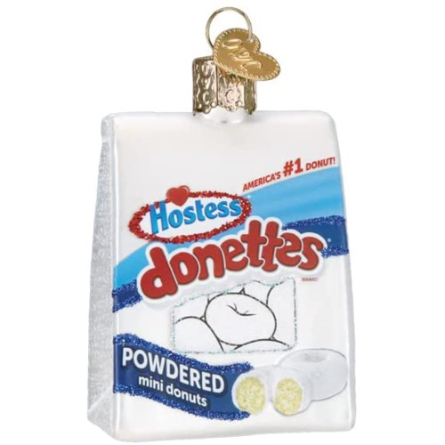 Old World Christmas Hostess Donettes Glass Blown Ornament for Christmas Tree | Hostess Donettes