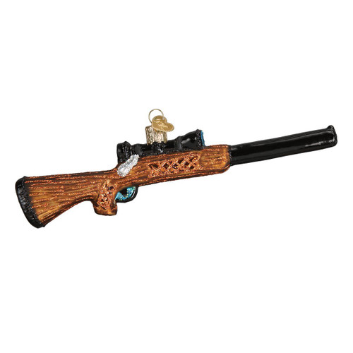 Old World Christmas Ornaments: Gun Collection Glass Blown Ornaments for Christmas Tree - Rifle 