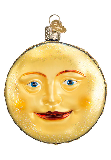 Old World Christmas Ornaments: Outer Space Gifts Glass Blown Ornaments for Christmas Tree | Man on The Moon