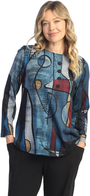 Jess & Jane Women's French Brush Tunic Top - NB2.  Granada 2X