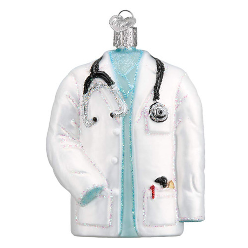 Old World Christmas Doctor's Coat Ornament.