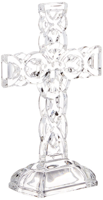 Belleek Pottery 34002 Celtic Cross, 11.4-Inch, Clear, Set of 1
