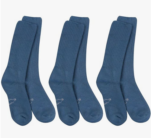 World's Softest Classic Crew Socks | Ultra Soft Socks for Women and Men - 3 Pack