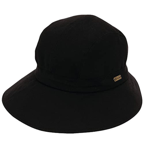 Sun 'N' Sand Packable Sun Hat Women - Cotton Summer Hat - Beach Hats for Women - Foldable Packable Hat with Drawstring - 3.5"