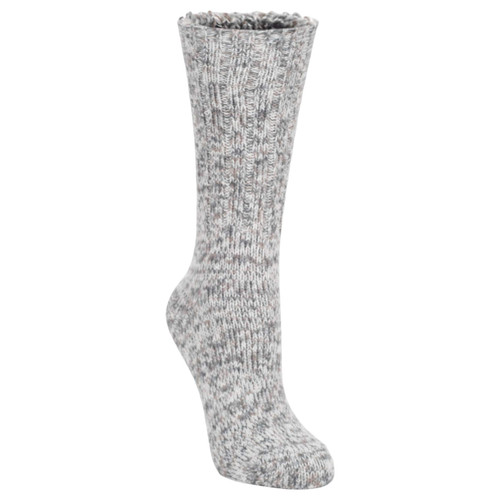 World's Softest Weekend Collection Women's One Size Polyester Ragg Crew Socks | One Size, Rocky