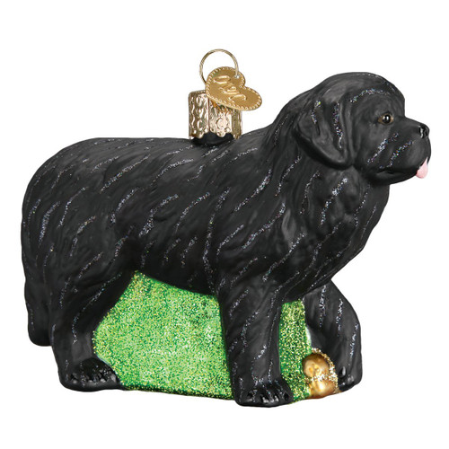 Old World Christmas Dog Collection Glass Blown Ornaments for Christmas Tree Newfoundland | Newfoundland