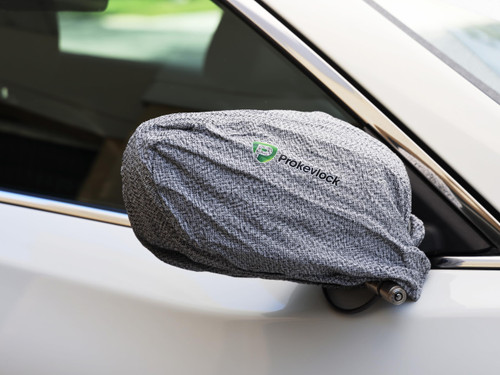 New & Improved ProKevLock Vehicle Side Mirror Covers with Anti-Theft Lock, UHMWPE, HPPE & 304 CRES Steel Mesh - Fits all Vehicles & Most Pickup Trucks | Protection from Ice, Bird Droppings - Version 3
