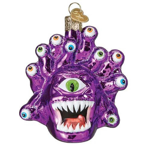 Old World Christmas Dungeons & Dragons Beholder Glass Hanging Ornament