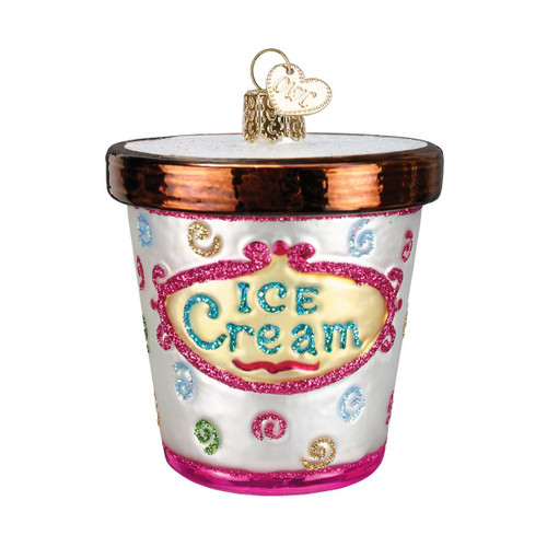 Old World Christmas Ornaments: Ice Cream Lover Gifts Glass Blown Ornaments for Christmas Tree, Carton