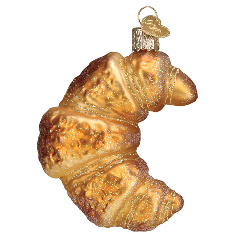 Old World Christmas Croissant Glass Blown Ornament for Christmas Tree