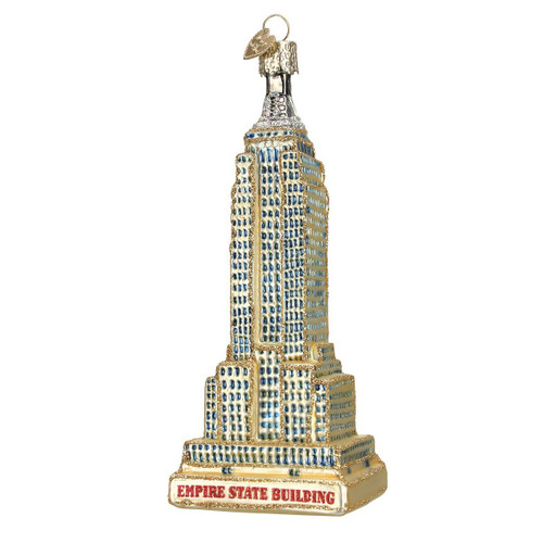 Old World Christmas Cities, Places and Landmarks Glass Blown Ornaments for Christmas Tree Empire State