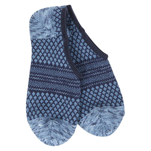 World's Softest Weekend Gallery Footsies/Socks, One Size Fits Most | One Size, Peacoat Multi