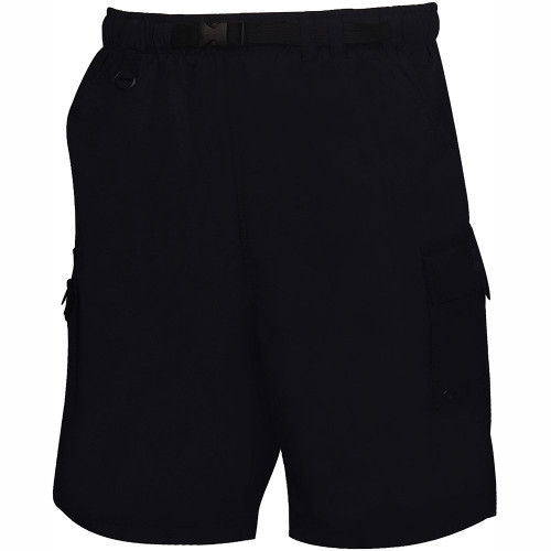 Weekender Men's Nylon Belted Swim Trunk - River Guide M02699A - Navy XL