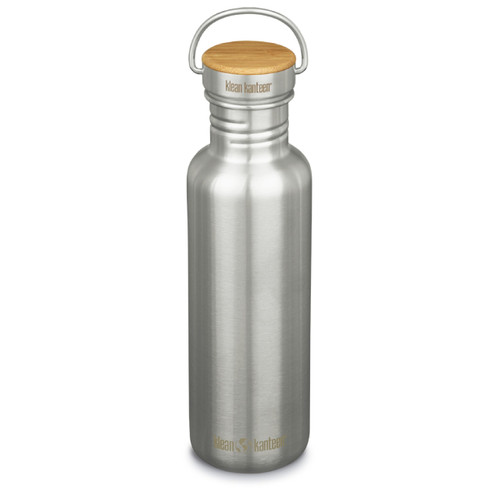 Klean Kanteen Reflect 27oz (w/Bamboo Cap) Brushed Stainless