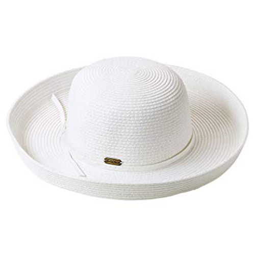 Sun 'N' Sand Women's Sunsational Paper Braid Hat - UPF 50+ - Lightweight Design with Drawstring - 4.5" Up Brim - One Size…