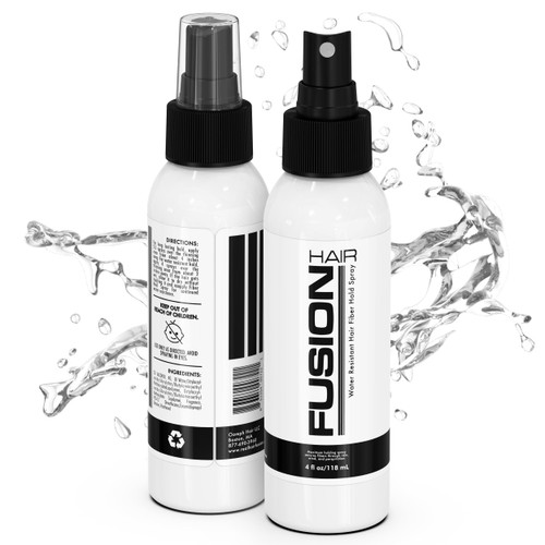 Water Resistant Hair Fiber Spray Holding Spray 4oz - UV Protection Fiber Hold Spray, Quick Dry Hair Fiber Hold Spray, All Day Lasting, For All Scalps