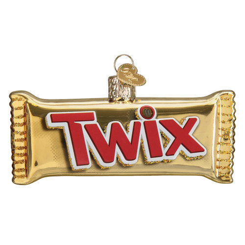 Old World Christmas Twix Glass Blown Ornament for Christmas Tree