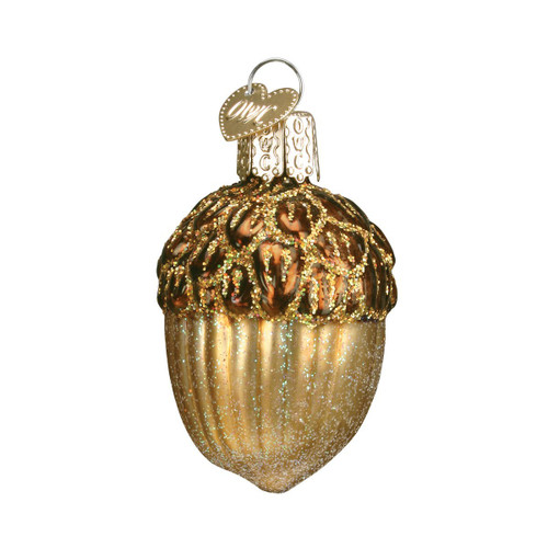Old World Christmas Acorn Glass Blown Ornament for Christmas Tree