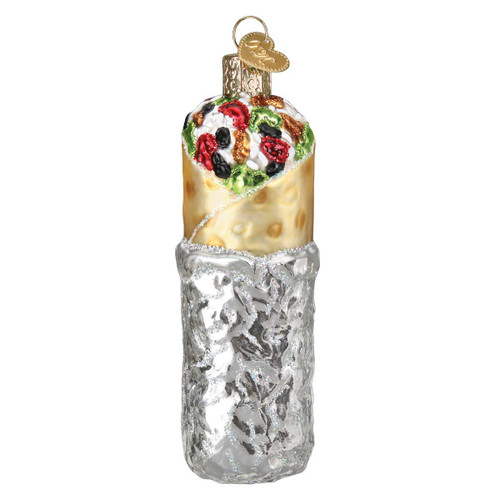 Old World Christmas Burrito Glass Blown Ornaments for Christmas Tree