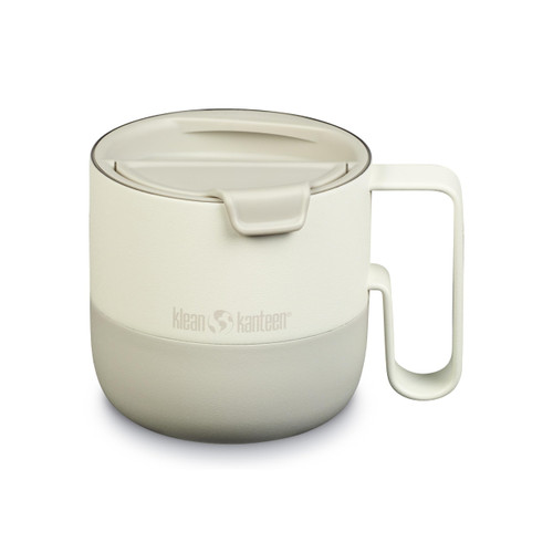Klean Kanteen 14oz Rise Mug - Stainless Steel w/ Flip Lid - Tofu
