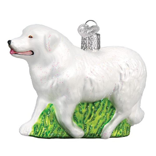 Old World Christmas Ornaments Great Pyrenees Glass Blown Ornaments for Christmas Tree