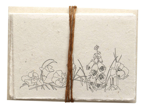 Of The Earth Lotka Cards - Set of 6 All Flower